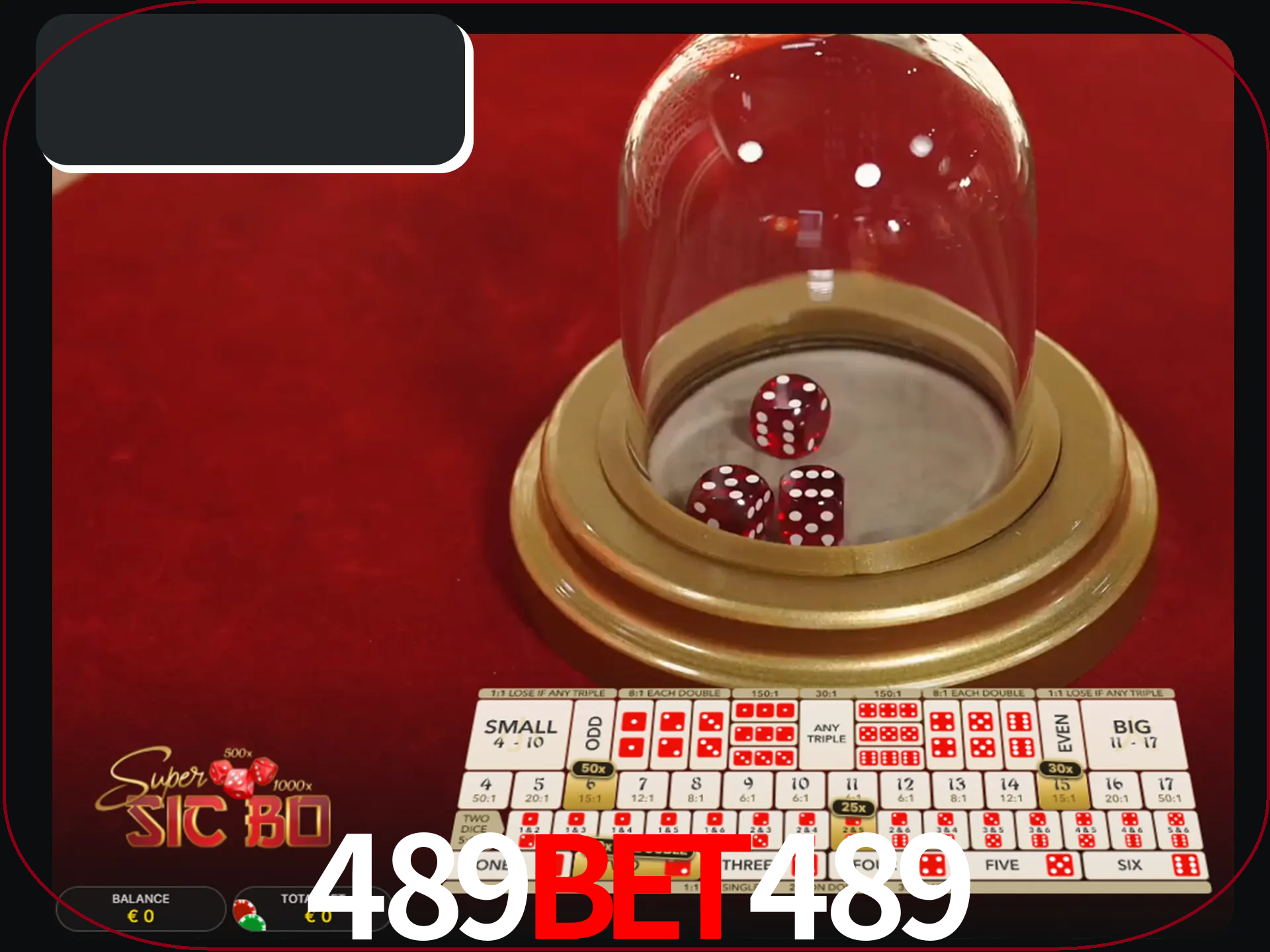 Deixe os dados ao seu lado nos jogos da Sic Bo.
